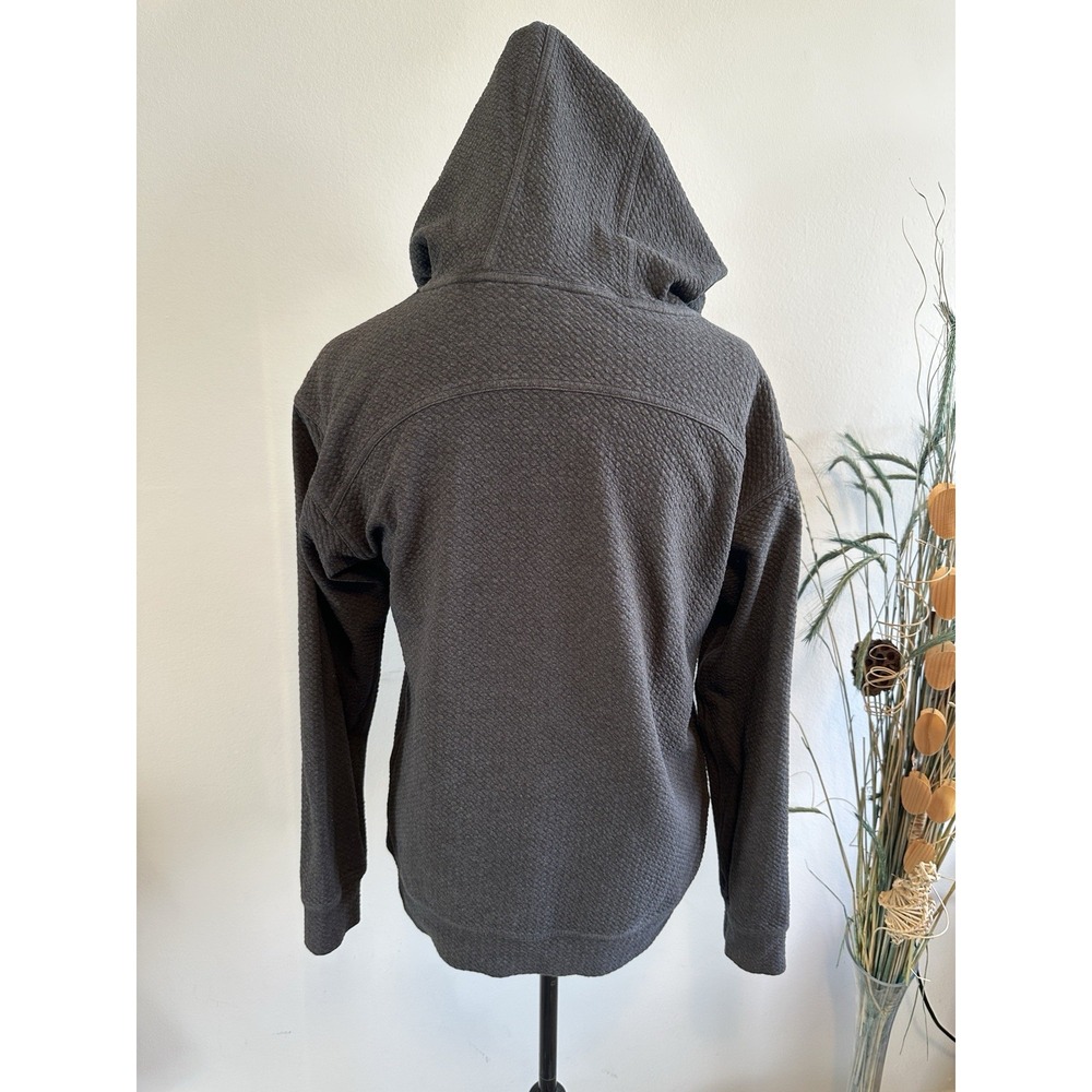 Lululemon All Yours *Bubble‎ Dot* Grey Pullover Hoodie Women's 6 Flaw